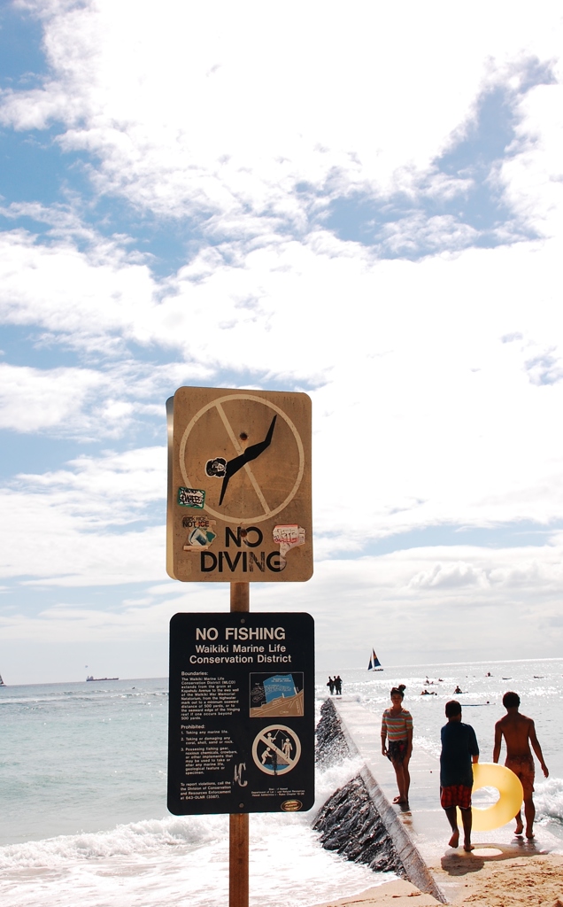NO DIVING