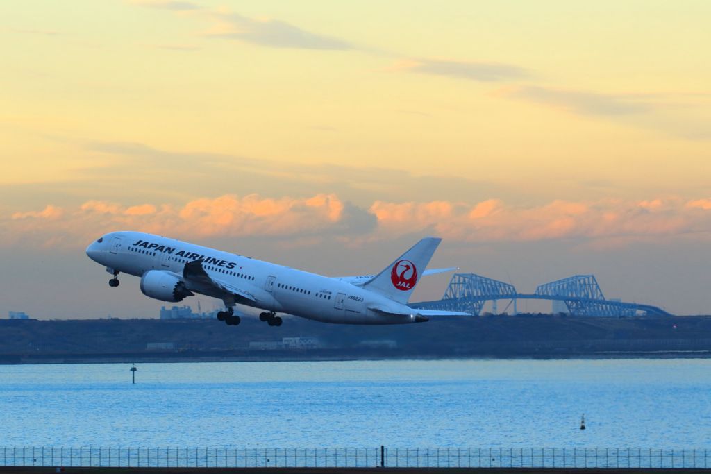 羽田空港にて