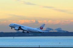 羽田空港にて