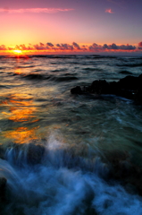 Sunset　＆　Wave