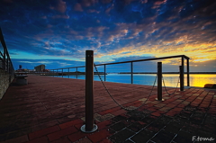 ～Wood deck sunset～