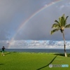 Morning rainbow at Ko'Olina