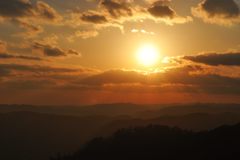 夕日