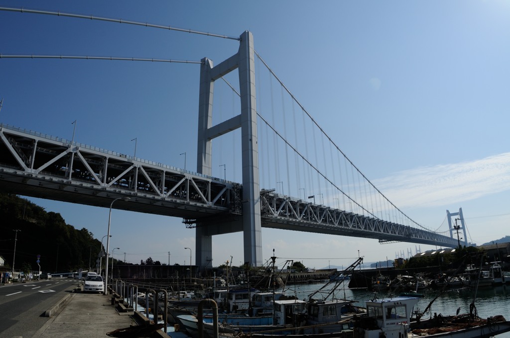 地元の大きな橋