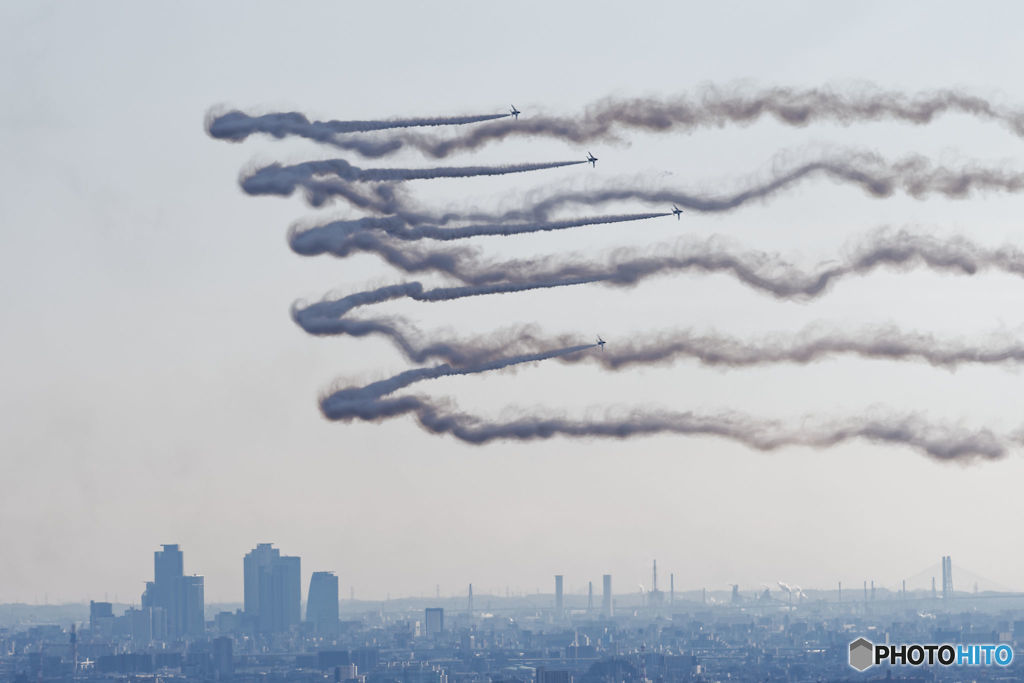 岐阜基地航空祭2018 Blue Impulse 予行