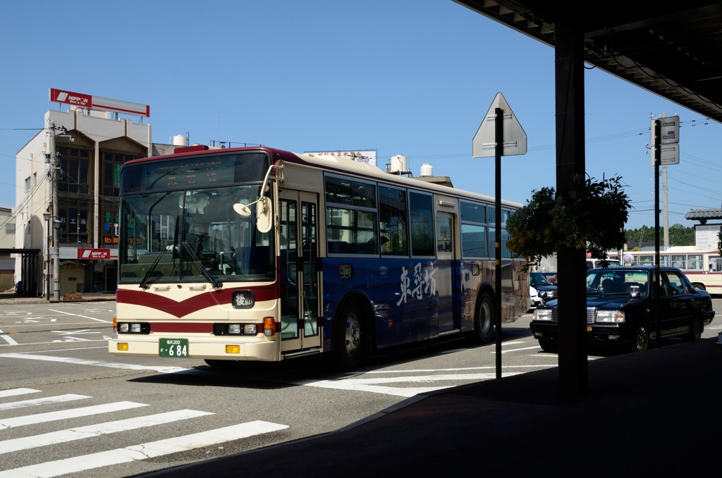 東尋坊行きバス