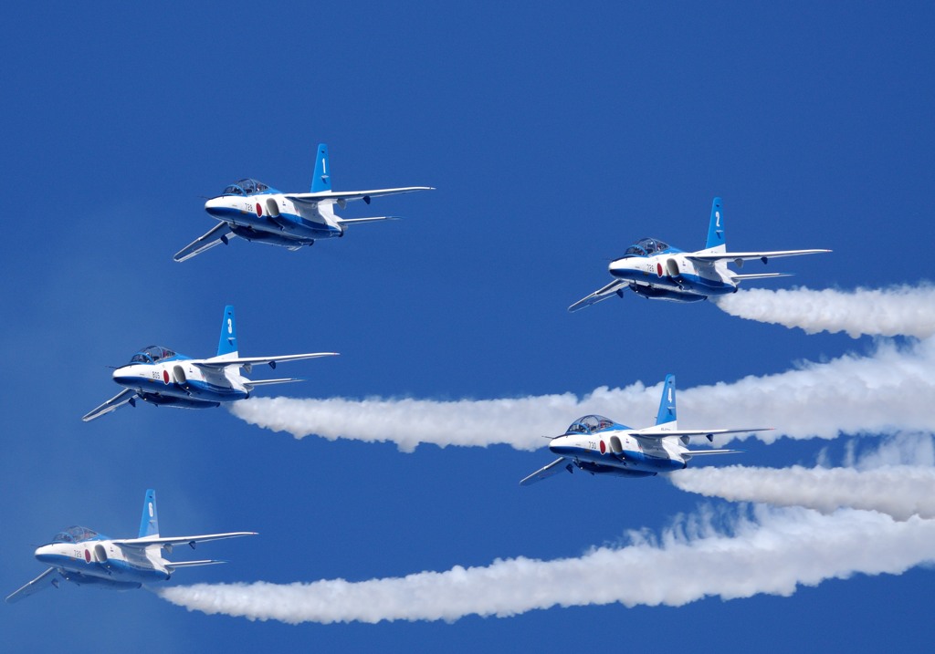 築城基地航空祭2012　ブルーインパルス