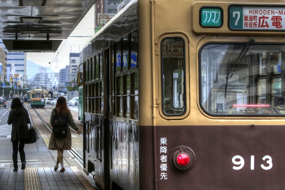 電車を降りたら...