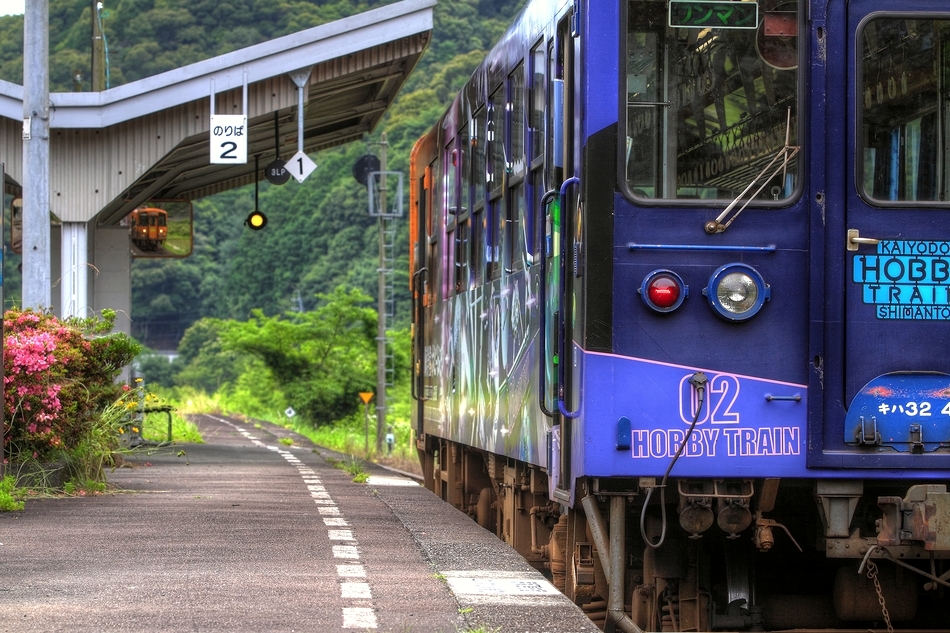 日本で一番暑い駅　　江川崎