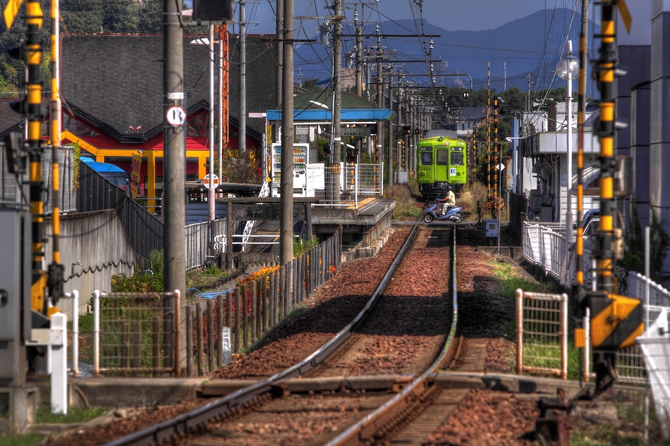 通過後の風景