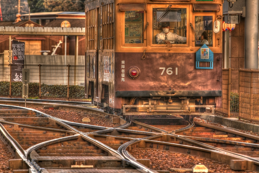 半世紀前の電車