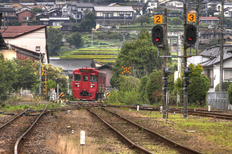 赤い汽車