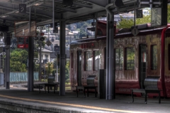 静かな由布院駅