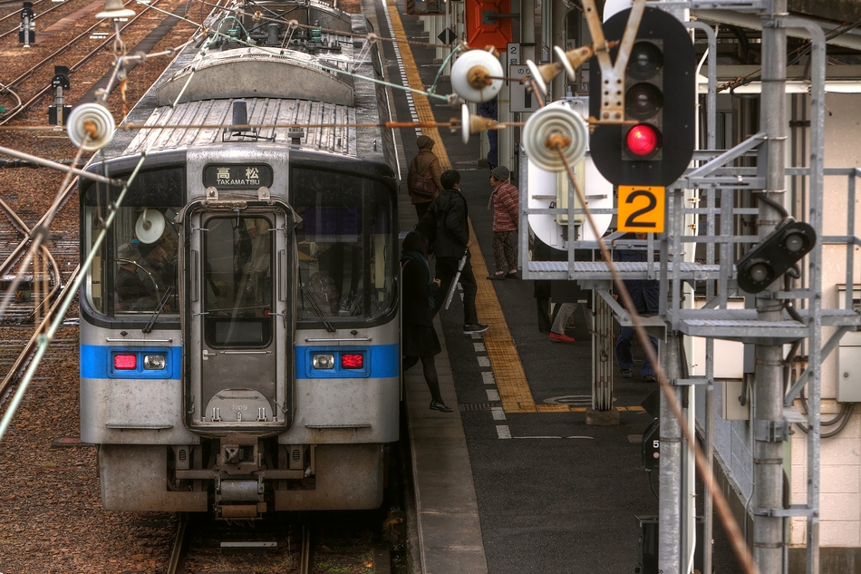 多度津駅の日常