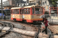 石畳の帰り道