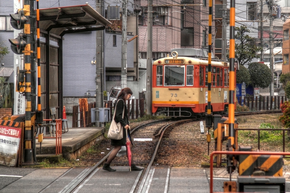 伊予鉄道の原風景　　～清水町～