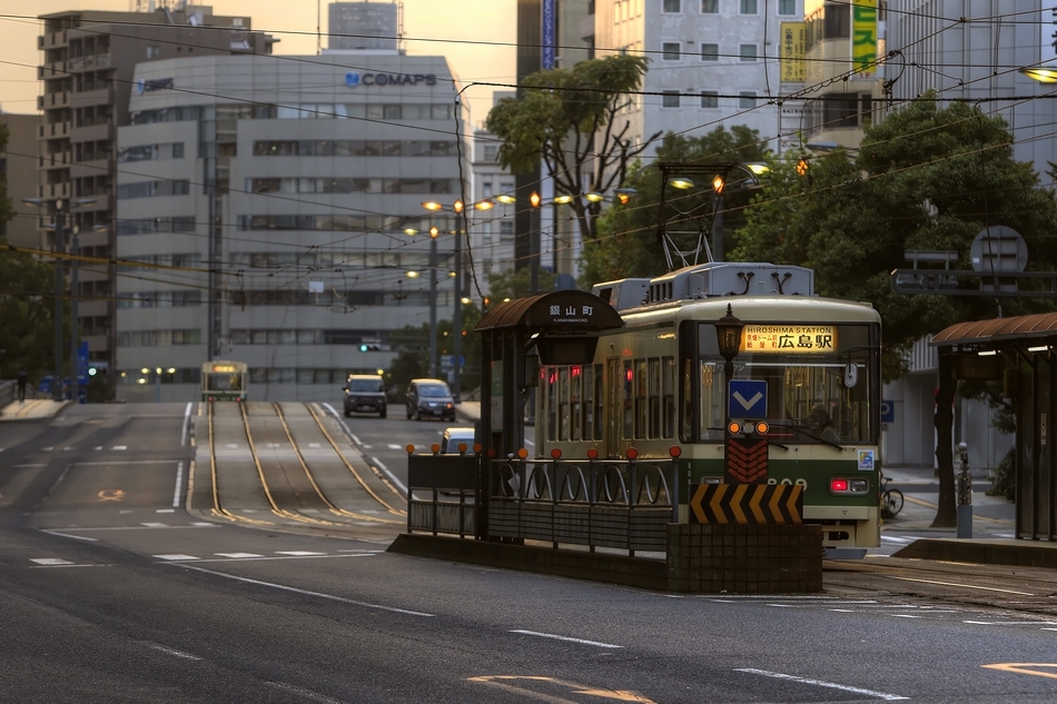 銀山町の静かな朝