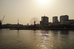 神戸港の夕景