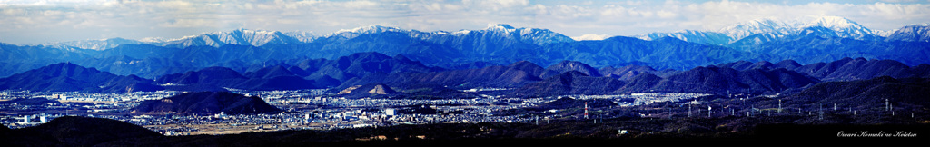 弥勒山／山頂から