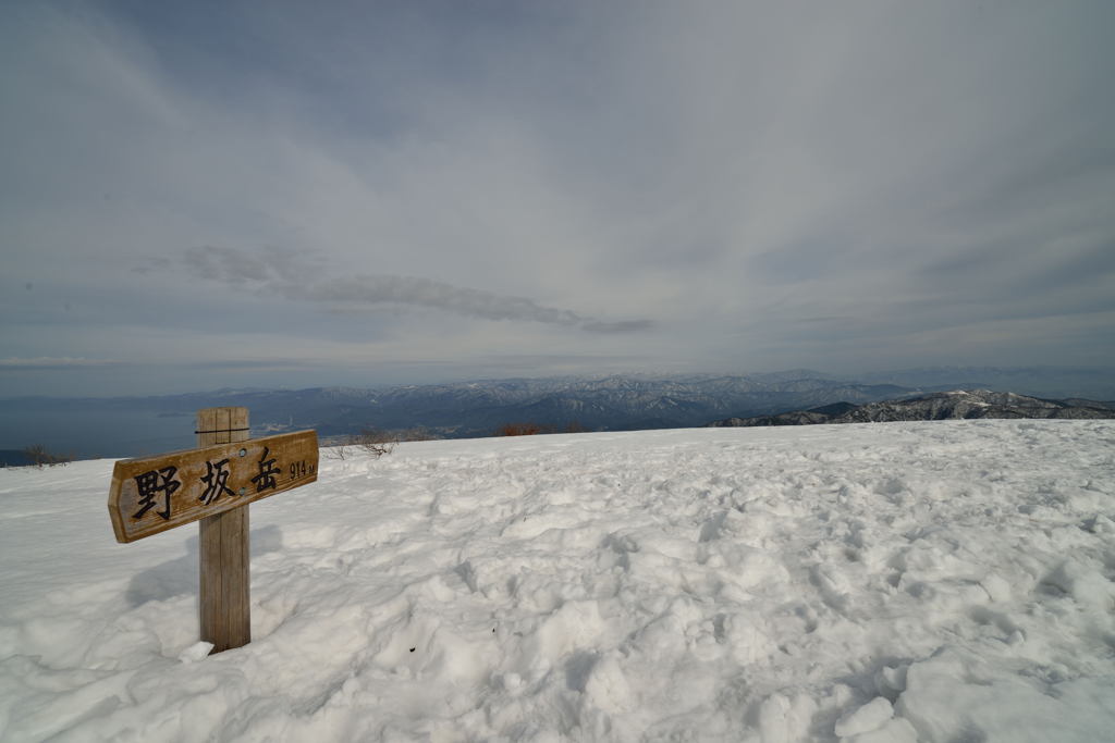 野坂山　登山（雪山編）