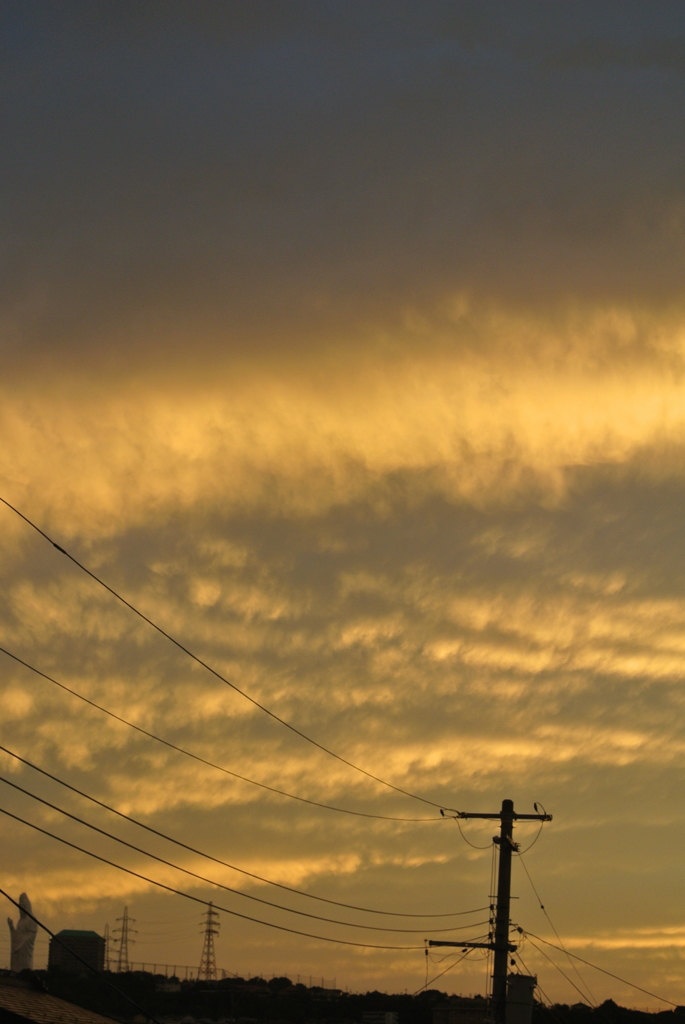 今日の空