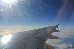 飛行機から