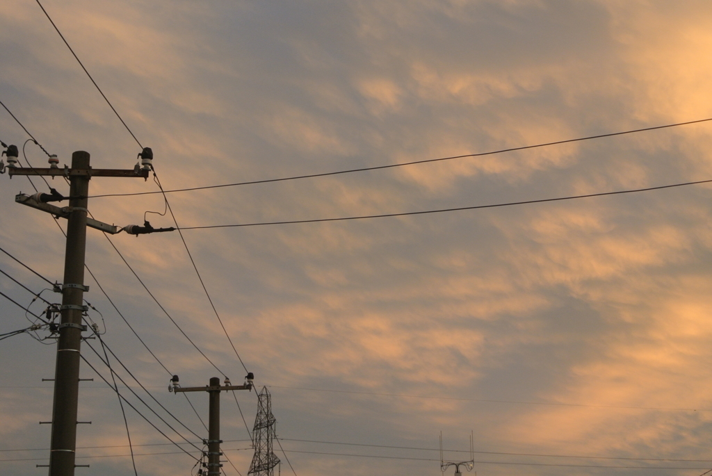 今日の空