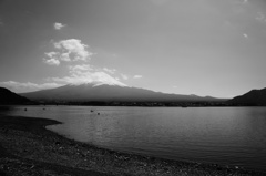 河口湖の富士山