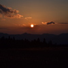 曽爾高原夕日