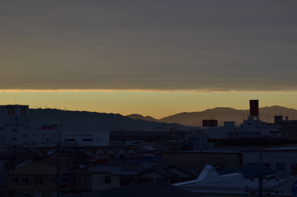 雲の水平線