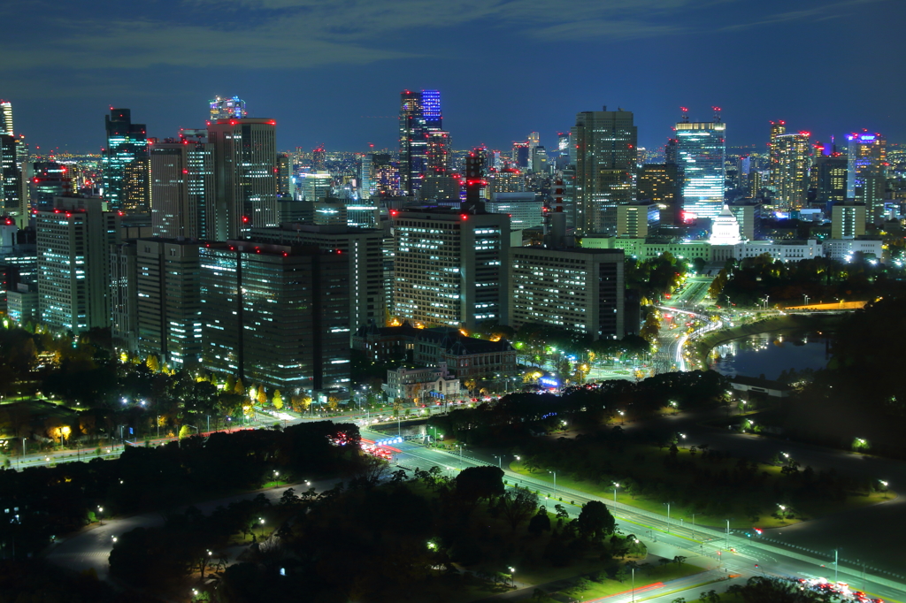 広がる夜景