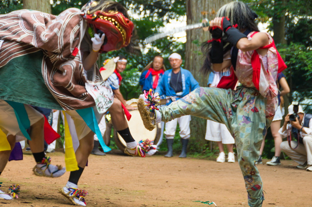 2015/08/01 ベッサイvs獅子@大福寺祭り