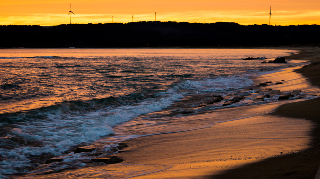 2016/10/11 sunset@増穂ヶ浦海岸