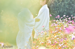 太陽の下で誓う