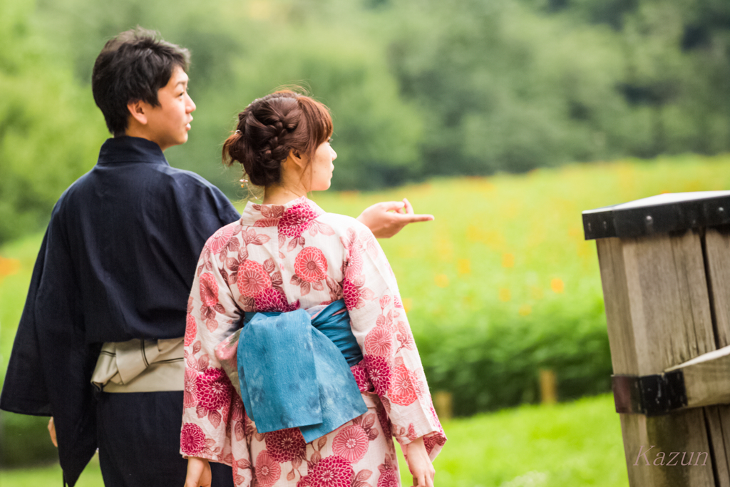 二人の　目線は・・・・・・・