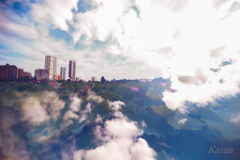 雲が襲う
