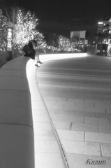 待つ女の人♪