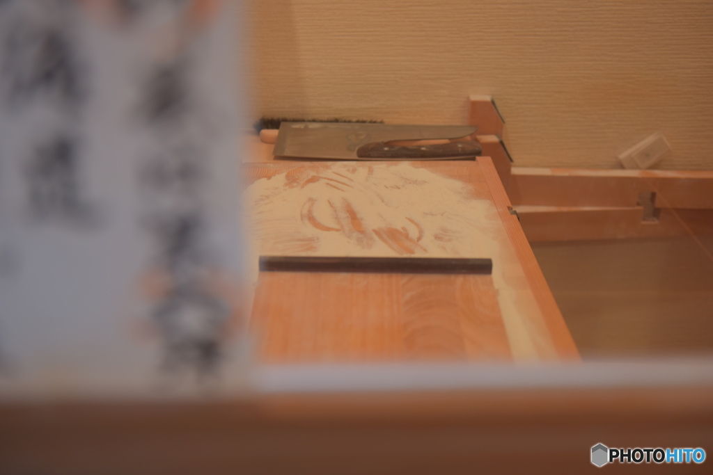 蕎麦撃ち場