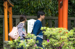 根津での　２人！