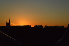夕暮れ