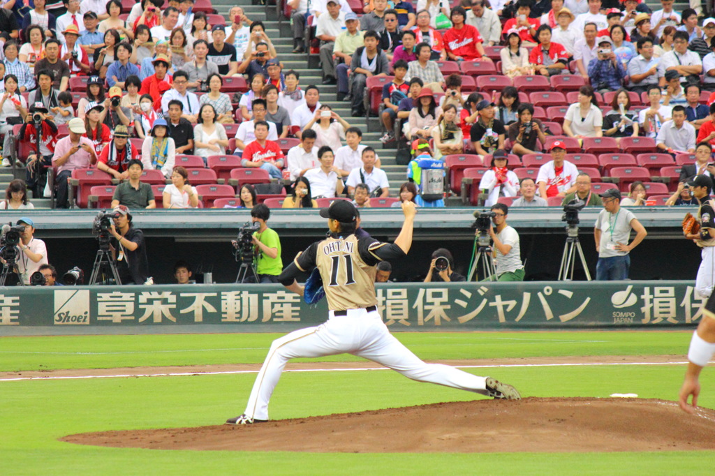 二刀流ルーキー大谷