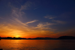 夕暮れ