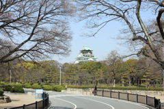 大阪城。