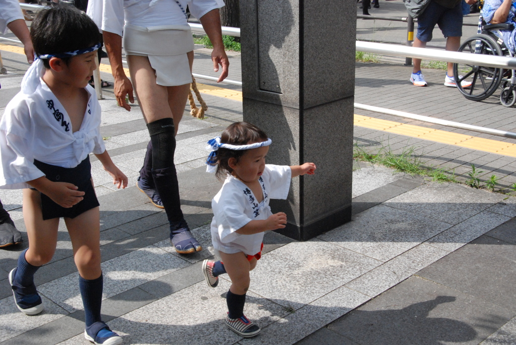 博多山笠　子供達