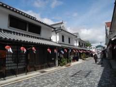 山口県柳井市　白壁の街