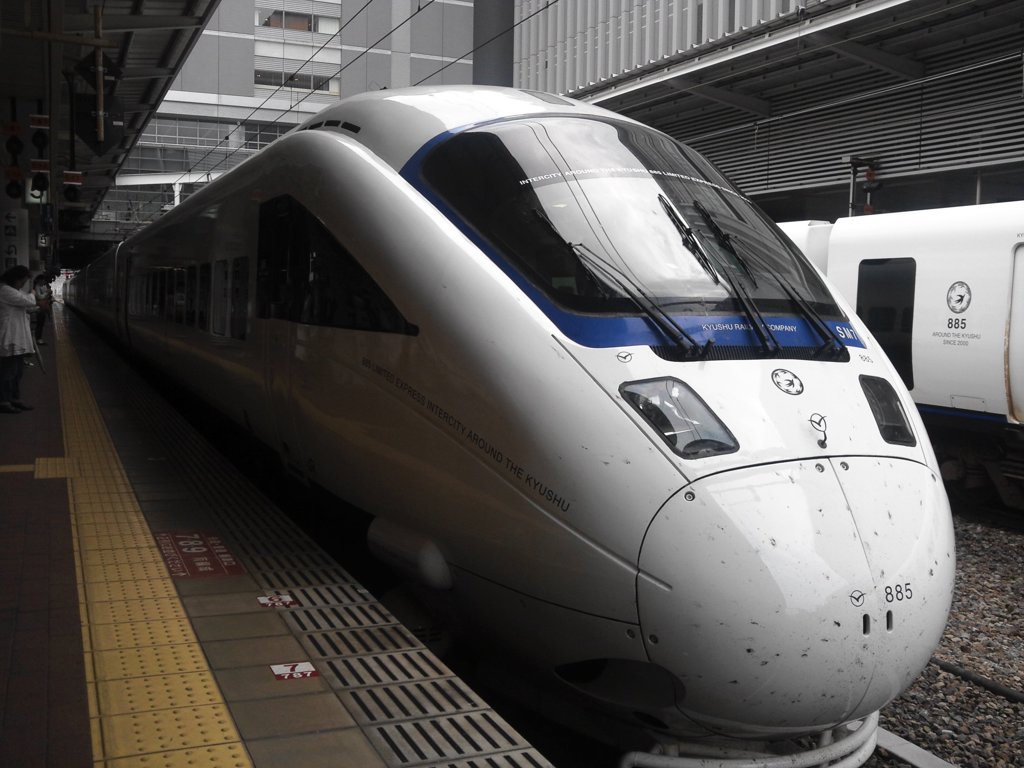 つばめ　博多駅にて