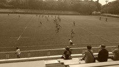 昭和のラグビー場