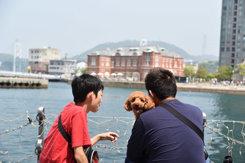 ぼくだけ撮ってね　二人は関係ないワン