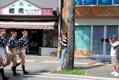 博多山笠とカメラマン