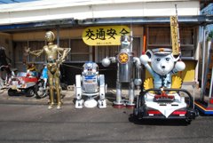 スターウォーズも交通安全訴えます